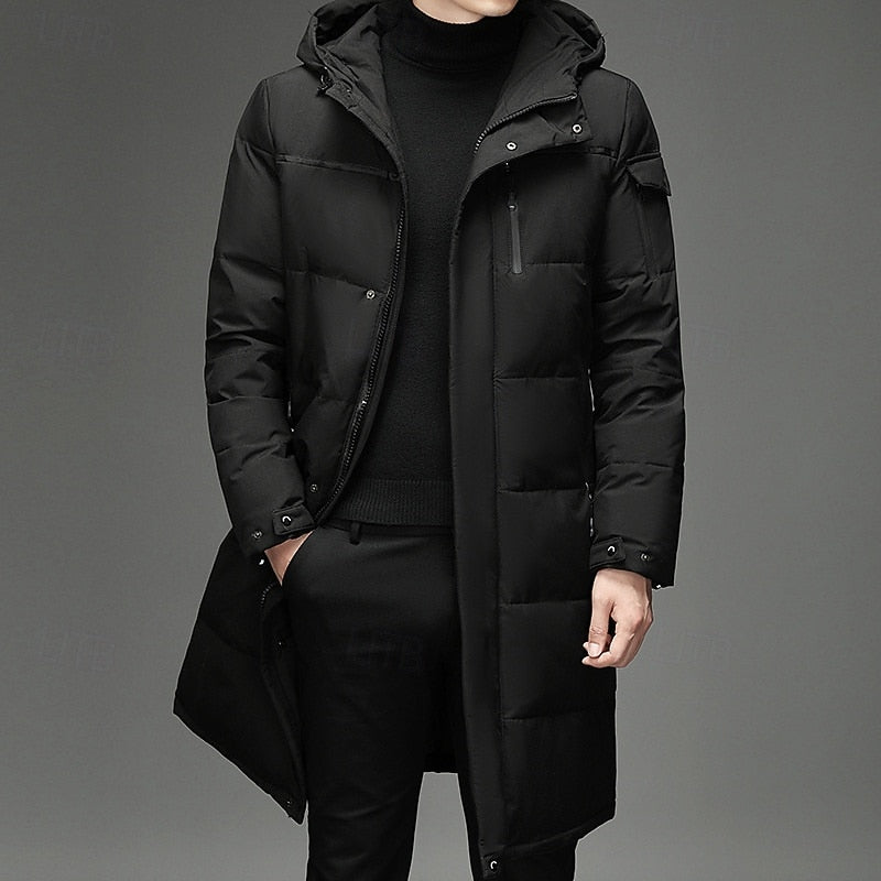 Leland | Hooded Longline Winter Coat
