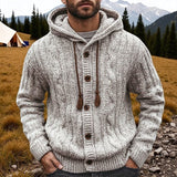 Bryson | Cable-Knit Hooded Cardigan