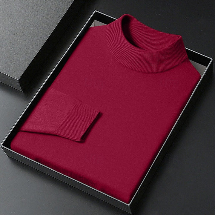 Hayes | Refined Mock Neck Sweater