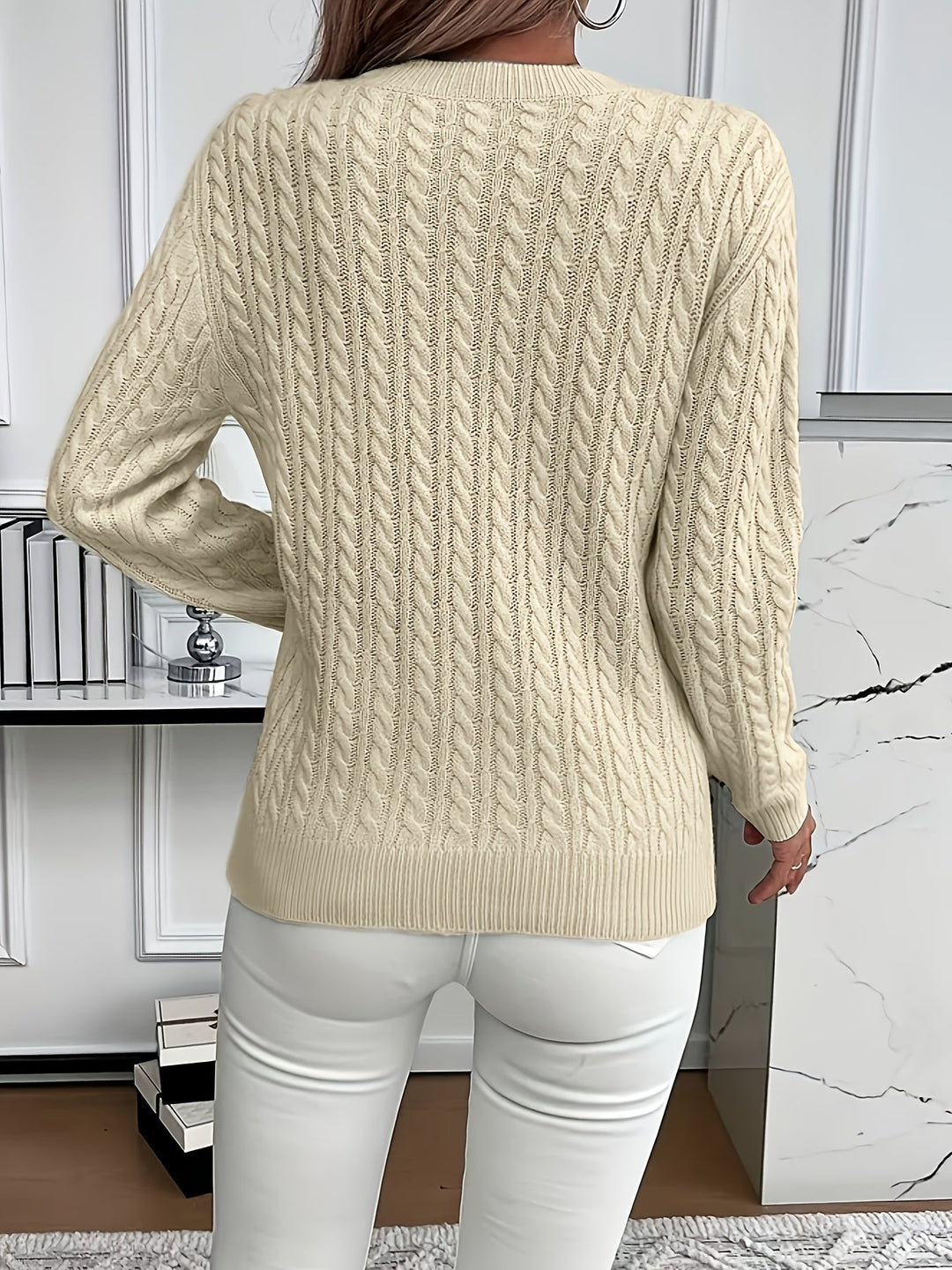 Heather | Cozy Cable-Knit Sweater