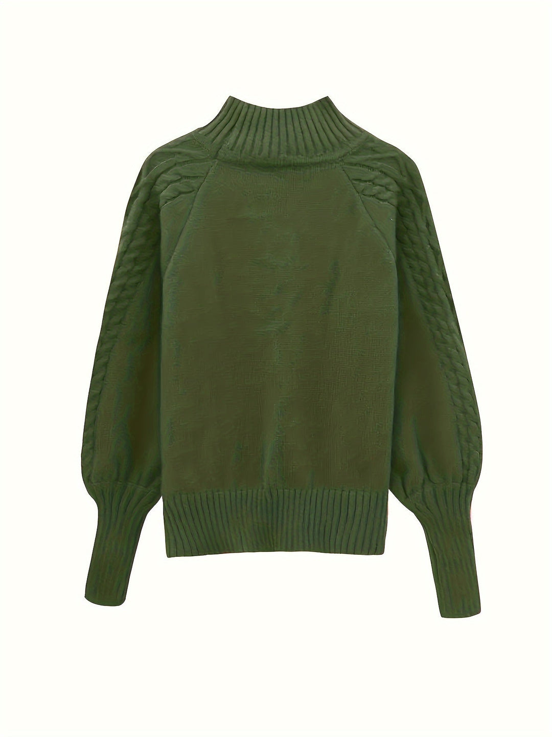 Diane | Textured Half-Collar Sweater