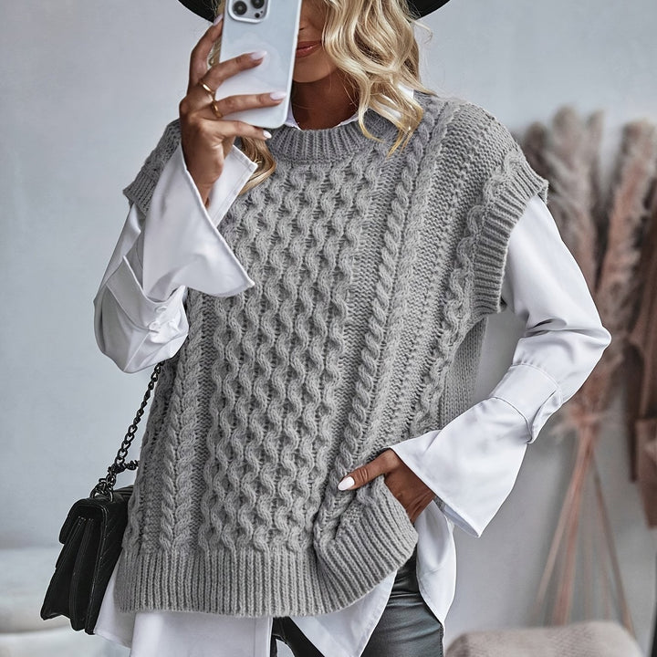 Rosetta | Cable-Knit Sweater Vest