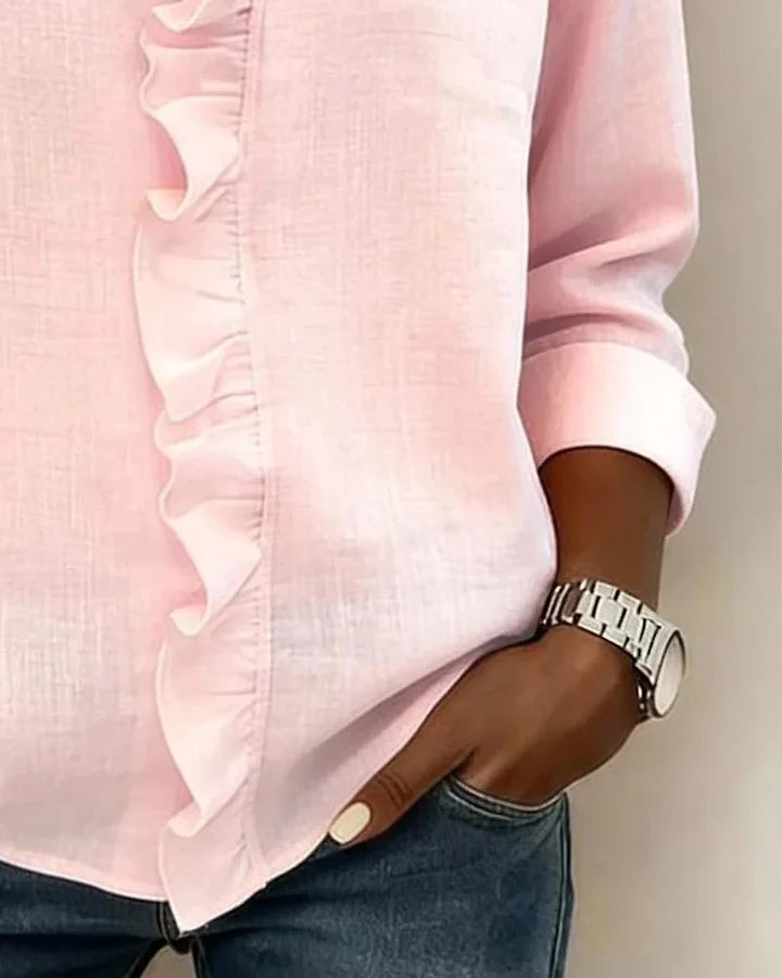 Eleanor | Elegant Ruffle Blouse