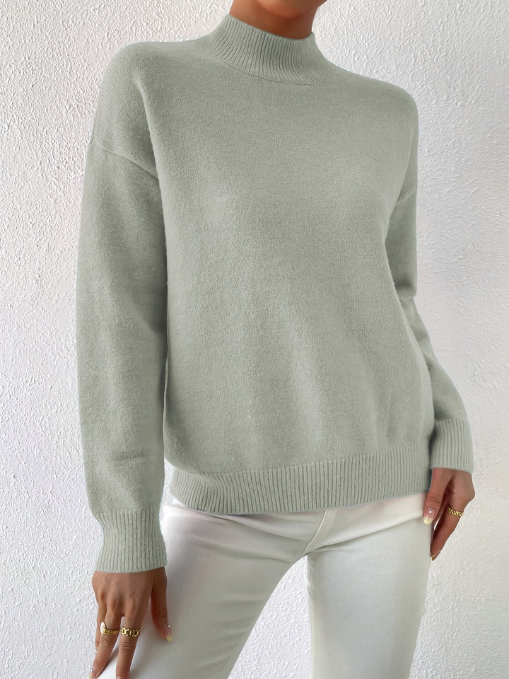 Lucille | Cozy Mock Neck Sweater