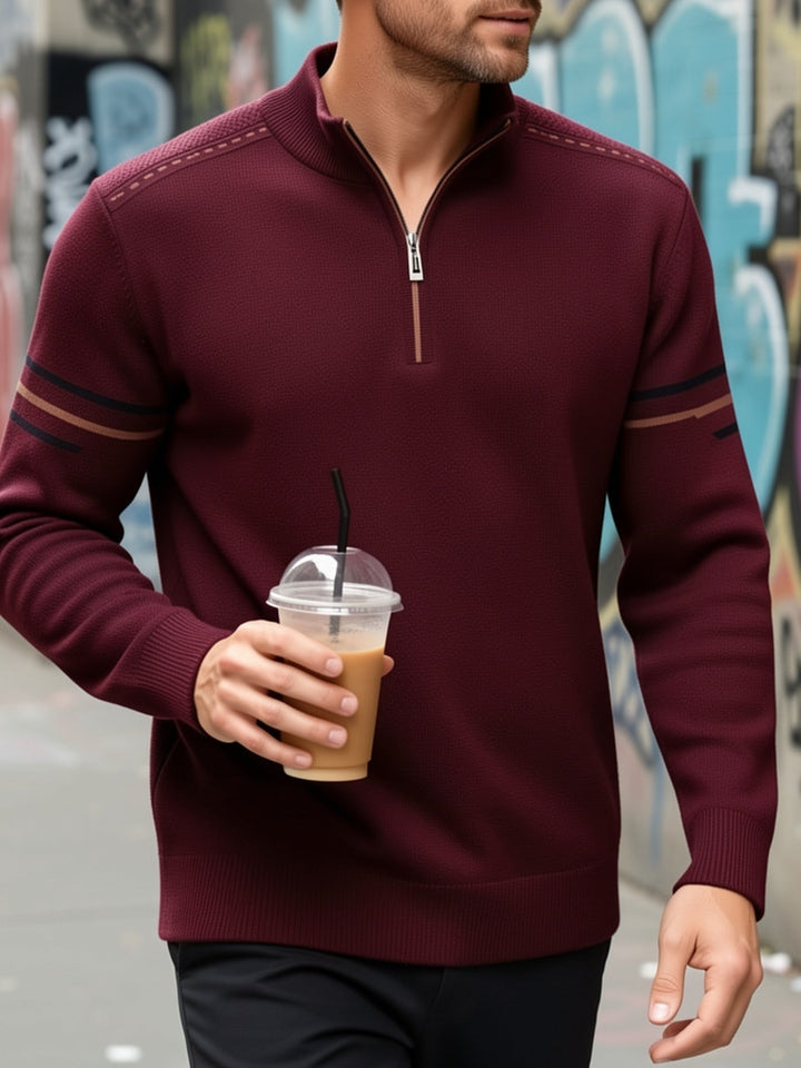 Malcolm | Half-Zip Knit Sweater