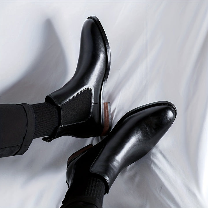 Percy | Refined Pointed Chelsea Boots
