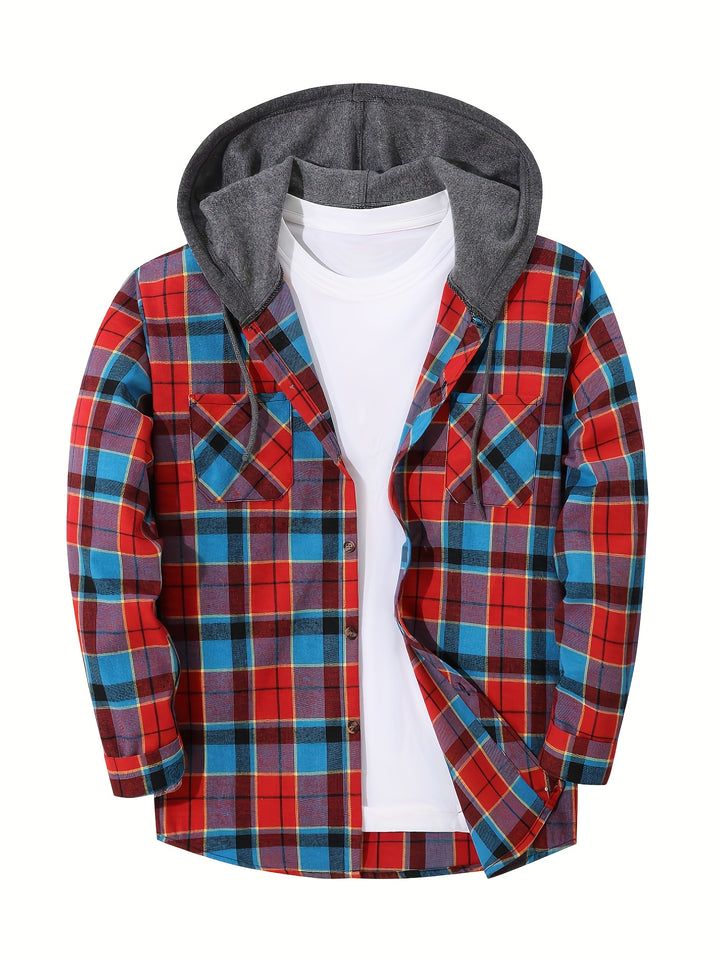 Rory | Rugged Hooded Button-Up Shirt