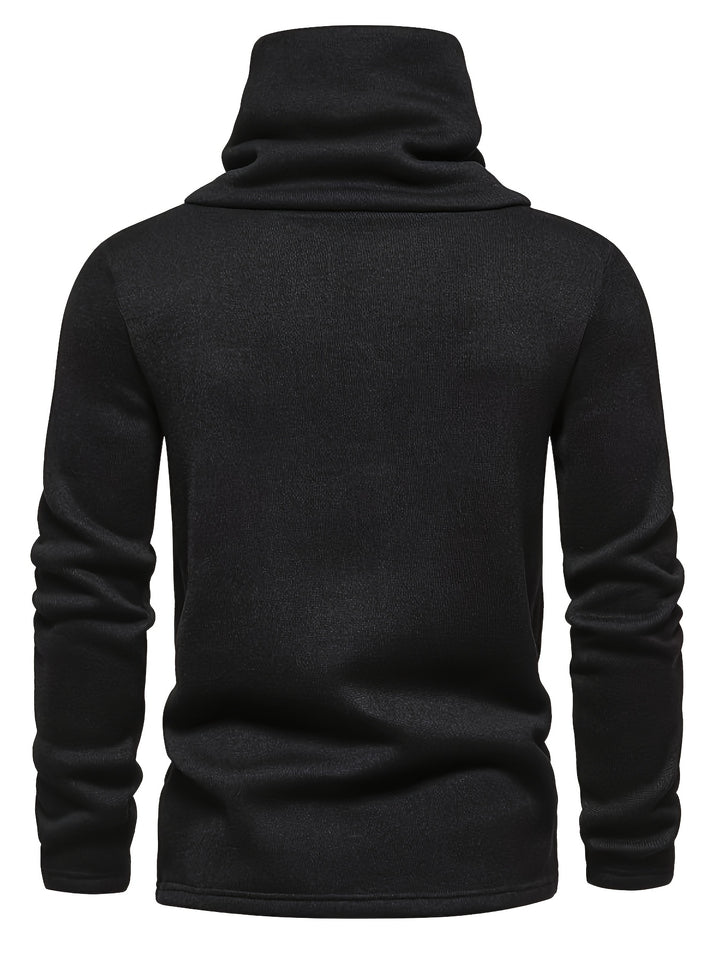 Marcus | Slouchy Cowl-Neck Button-Detail Sweater