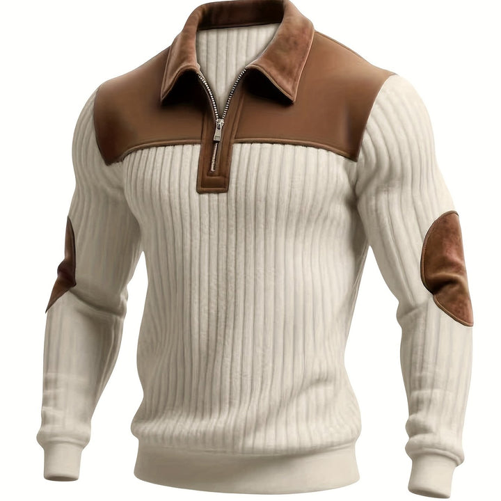 Emory | Refined Quarter-Zip Sweater