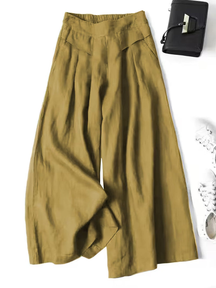 Valeria | Breathable Loose Wide-Leg Pants