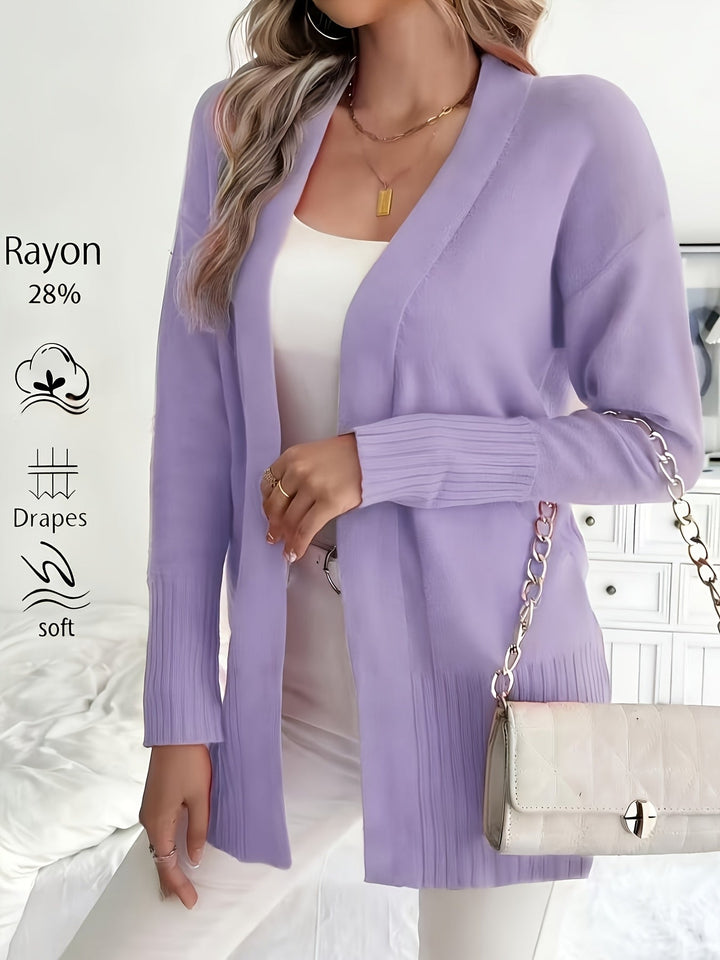 Miriam | Open-Front Draped Cardigan
