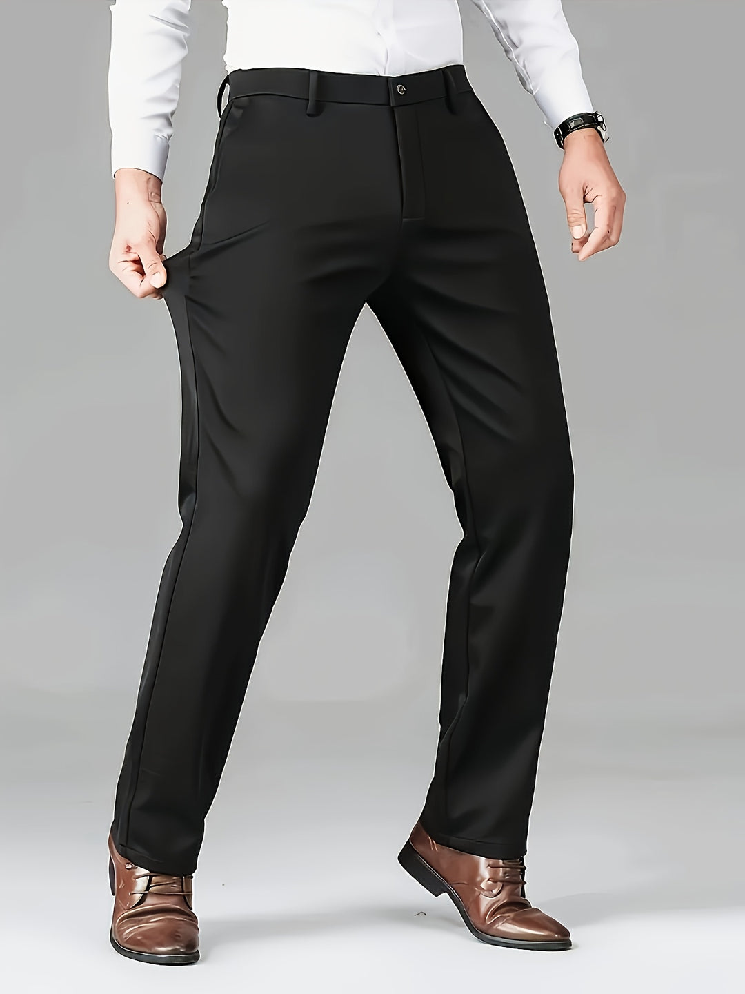 Lawrence | Tailored Straight-Leg Dress Pants