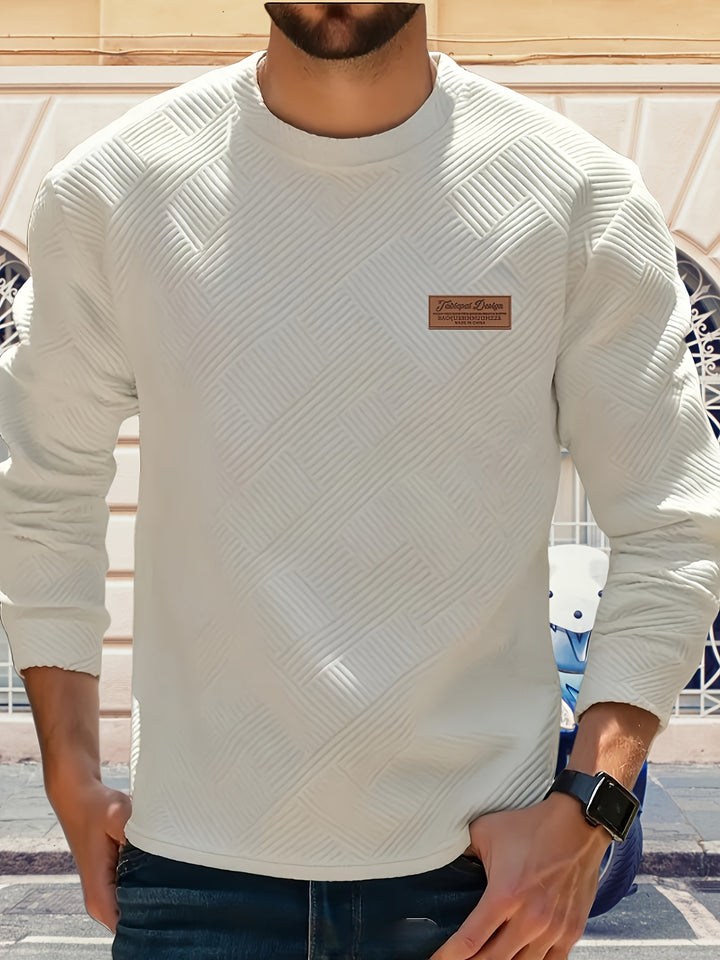 Clifford | Textured Crew Neck Sweatshirt