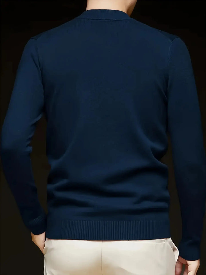 Calvin | Refined Mock Neck Sweater