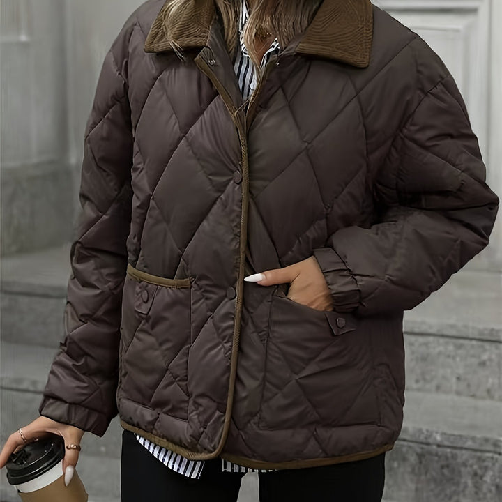 Rosalind | Quilted Diamond Padded Jacket