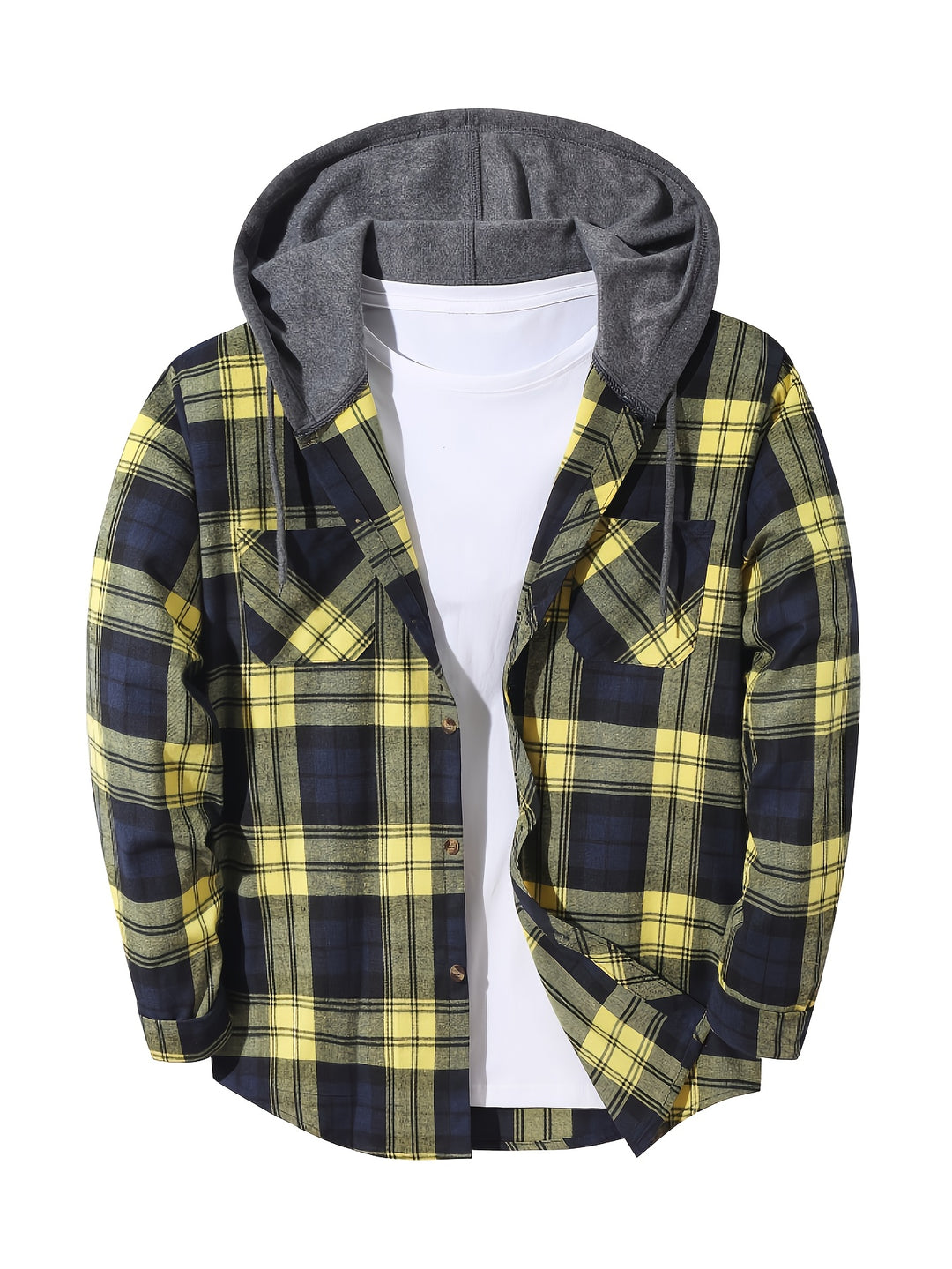 Rory | Rugged Hooded Button-Up Shirt