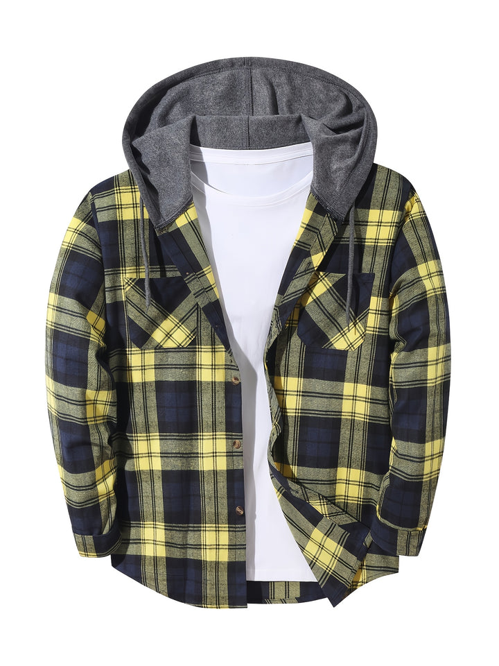 Rory | Rugged Hooded Button-Up Shirt