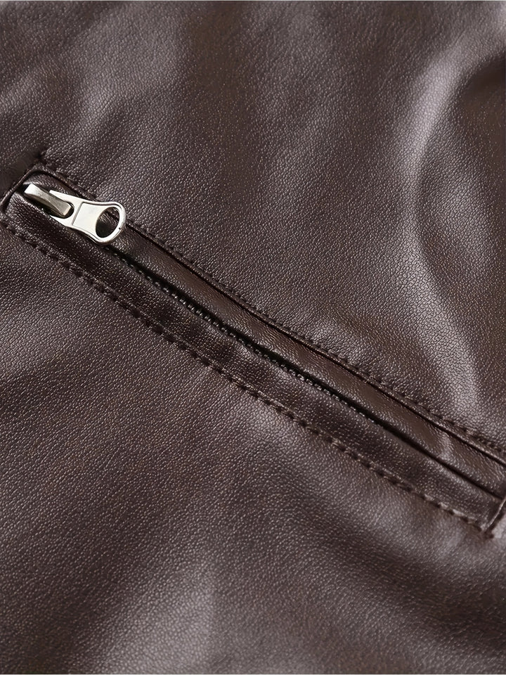 Crawford | Stand-Collar Moto Jacket