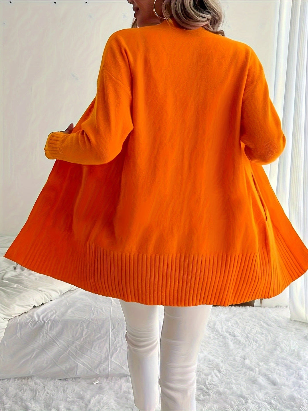 Miriam | Open-Front Draped Cardigan
