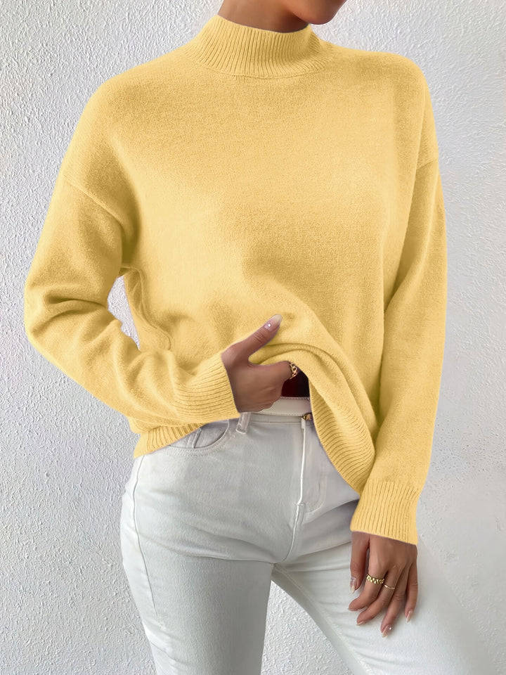 Lucille | Cozy Mock Neck Sweater
