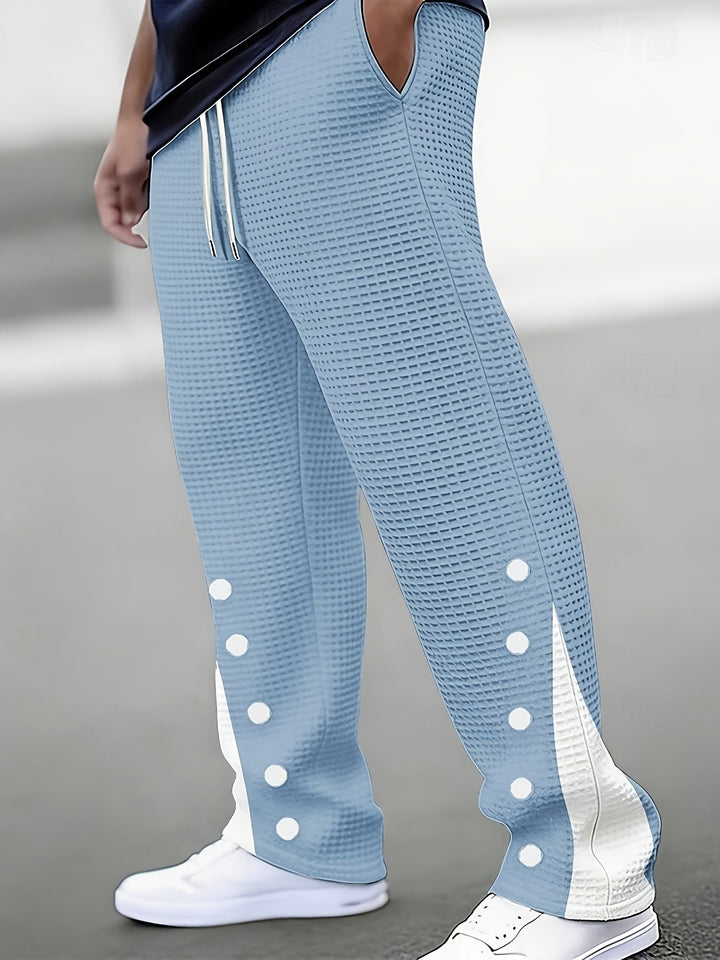 Desmond | Textured Wide-Leg Casual Pants