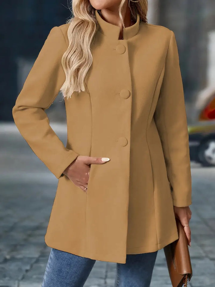 Antonia | Tailored Stand-Collar Coat