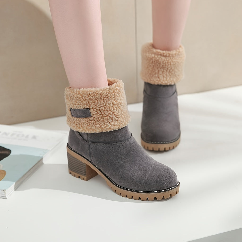 Marianne | Cozy Block-Heel Ankle Boots