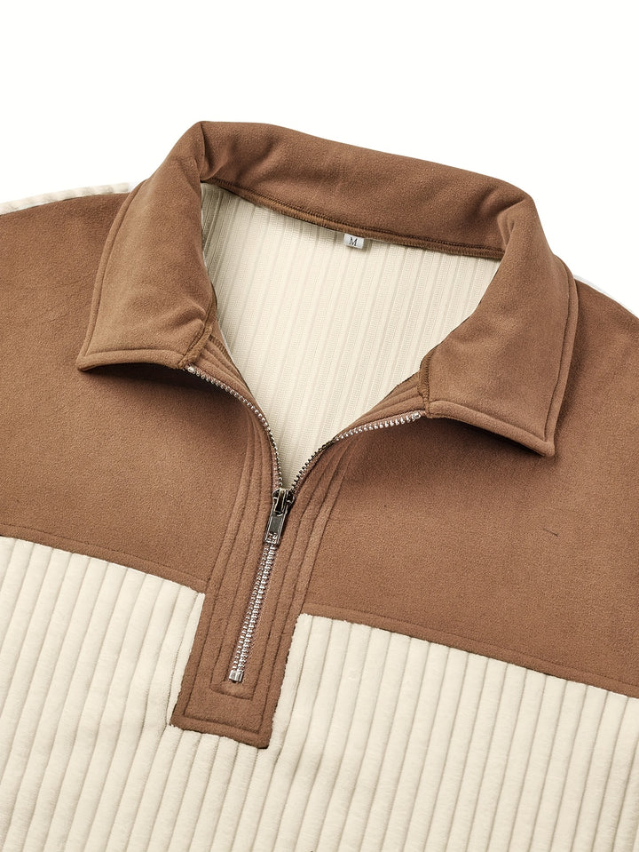 Emory | Refined Quarter-Zip Sweater