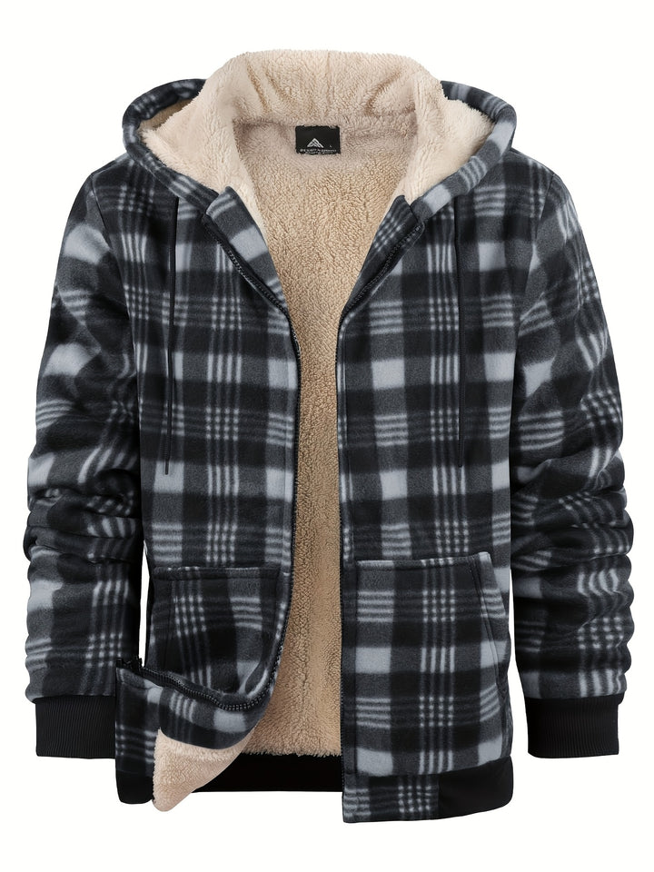 Rhodes | Hooded Plaid Jacket