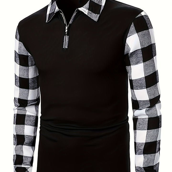 Ellis | Half-Zip Collared Polo Shirt