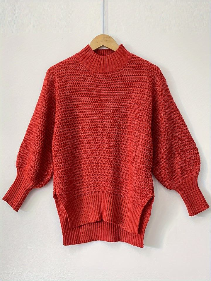 Imogen | High-Neck Textured Sweater