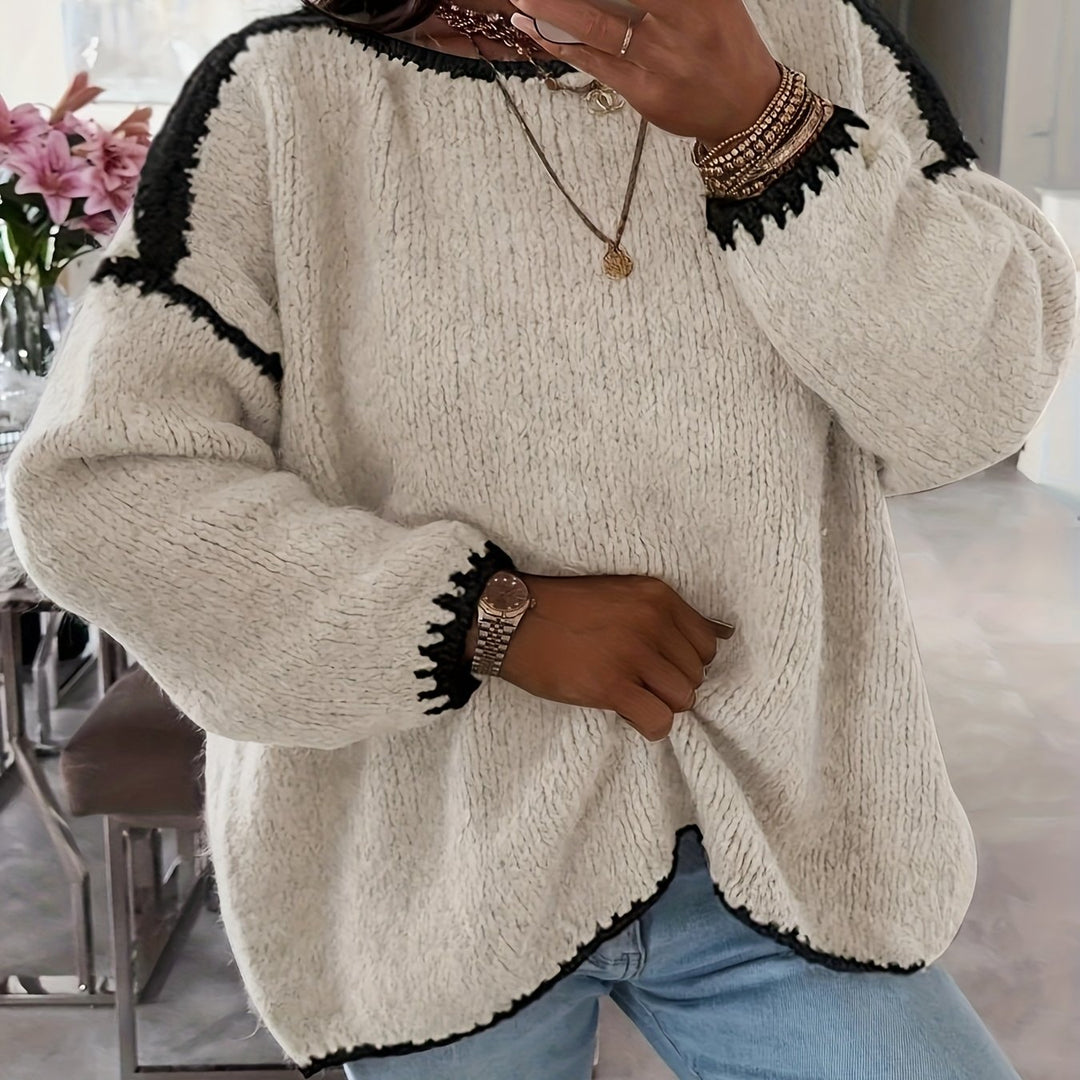 Corinna | Relaxed Boat-Neck Sweater