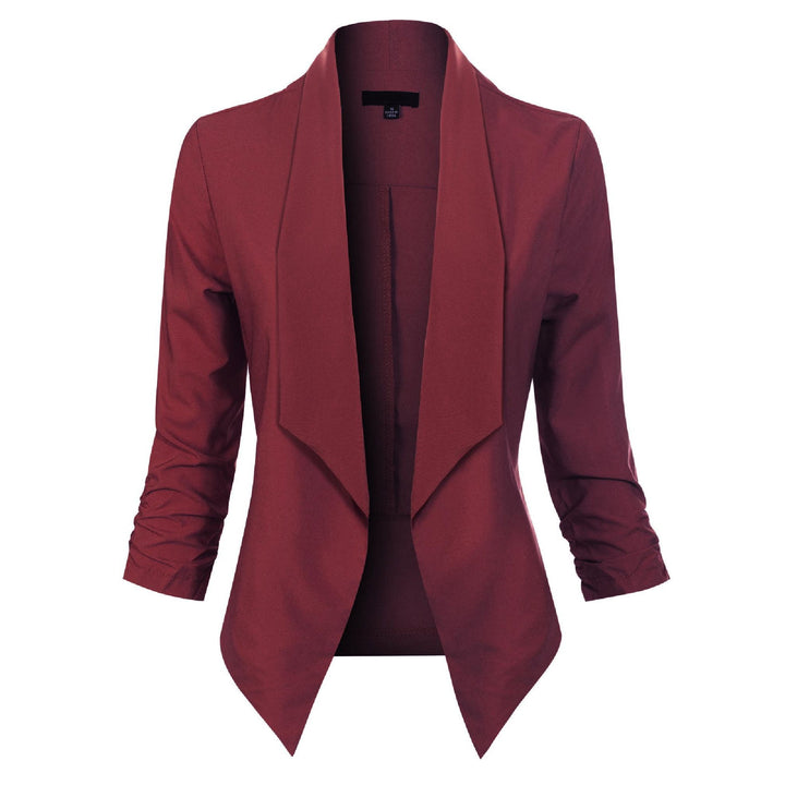 Vera | Open-Front Draped Blazer