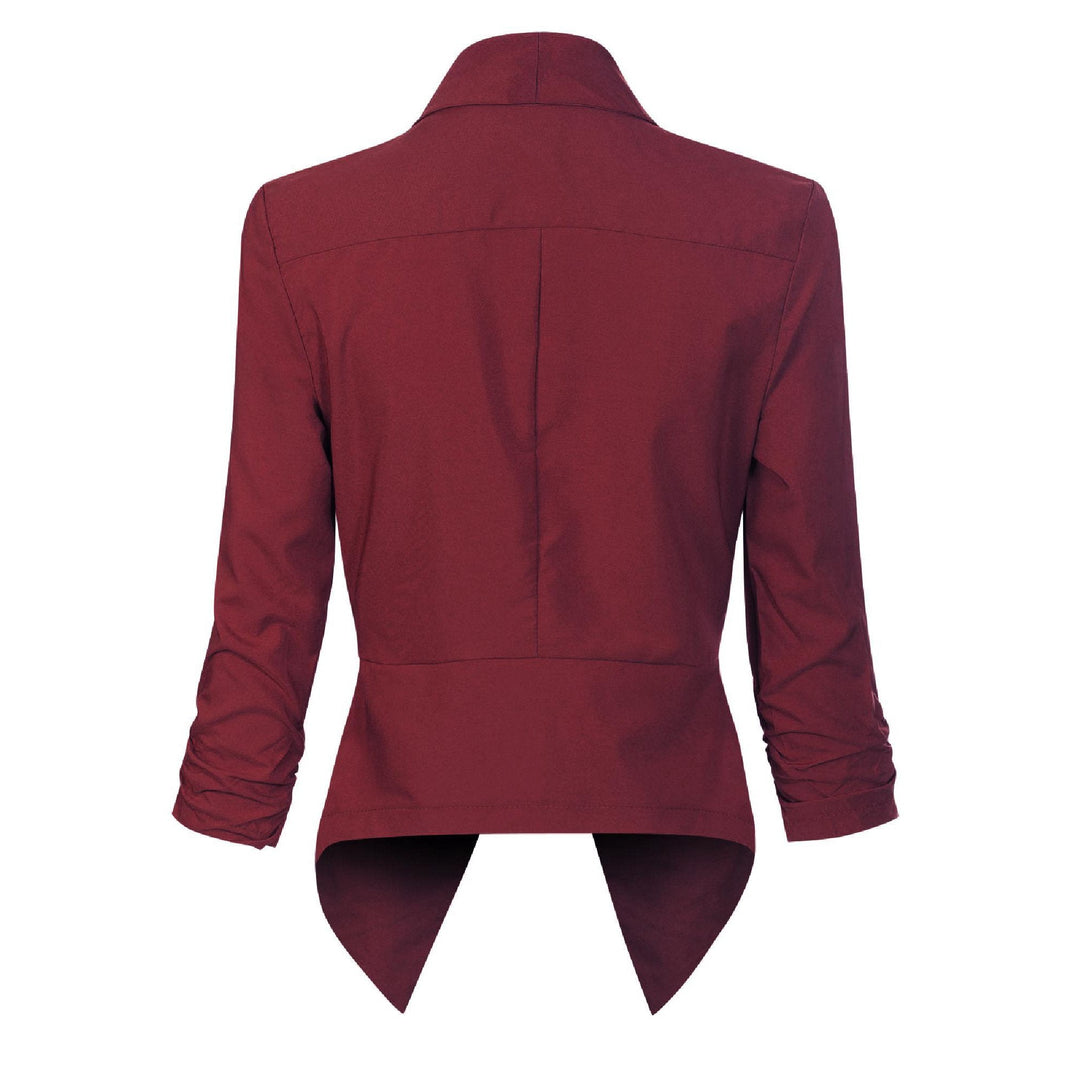 Vera | Open-Front Draped Blazer