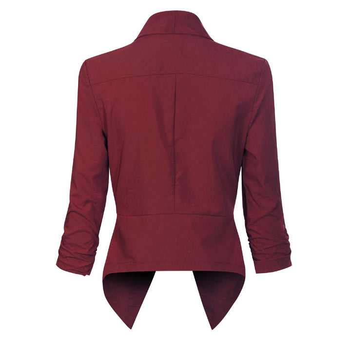 Vera | Open-Front Draped Blazer