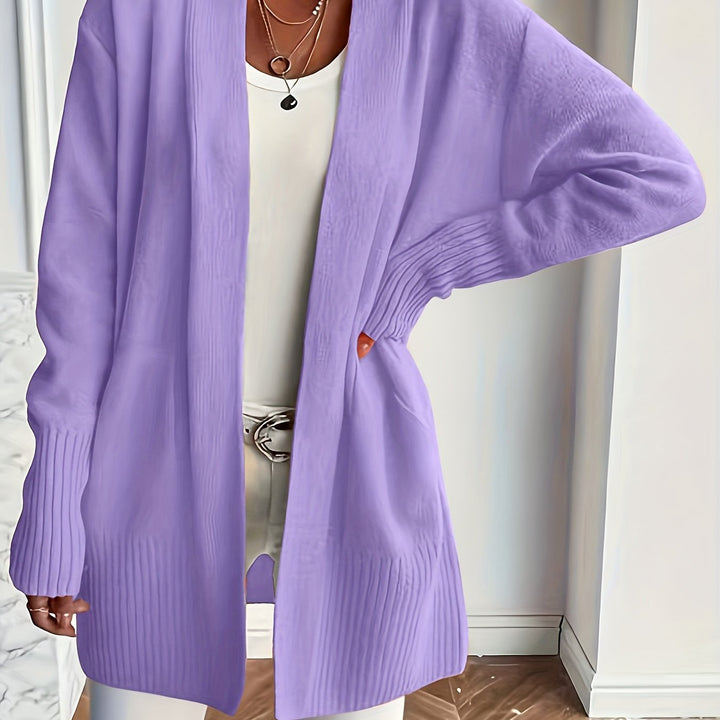 Miriam | Open-Front Draped Cardigan