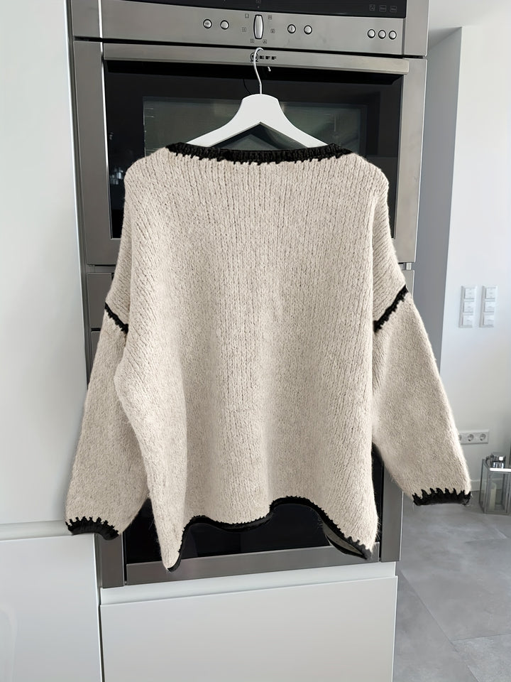 Corinna | Relaxed Boat-Neck Sweater