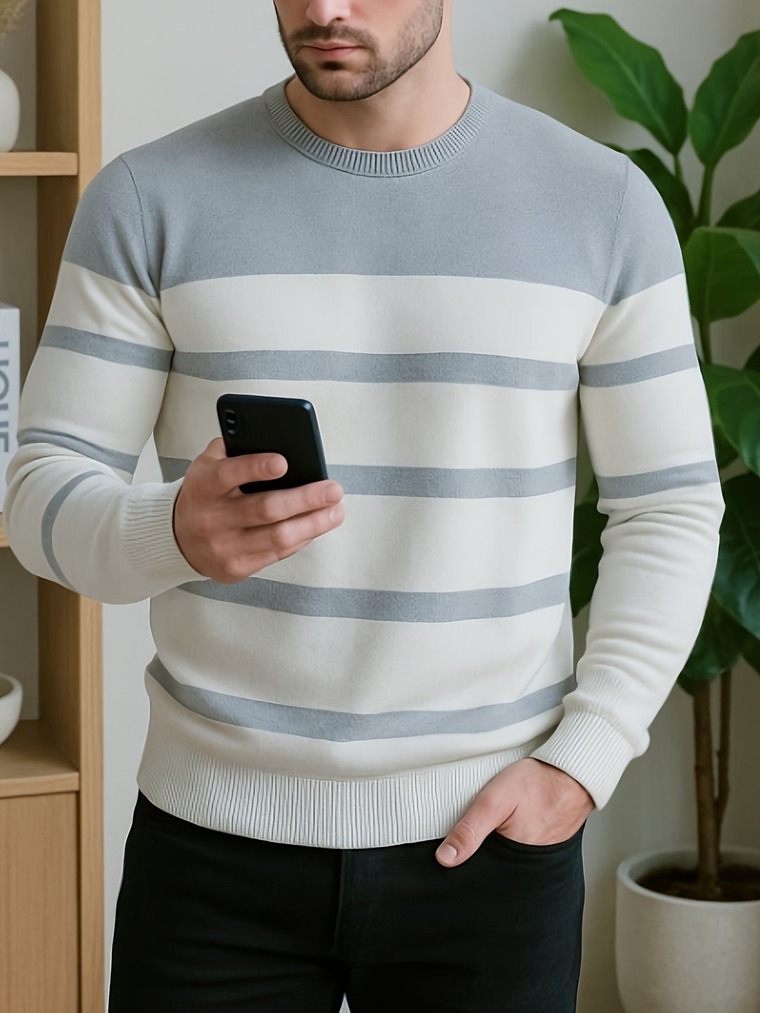 Hamish | Refined Striped Sweater