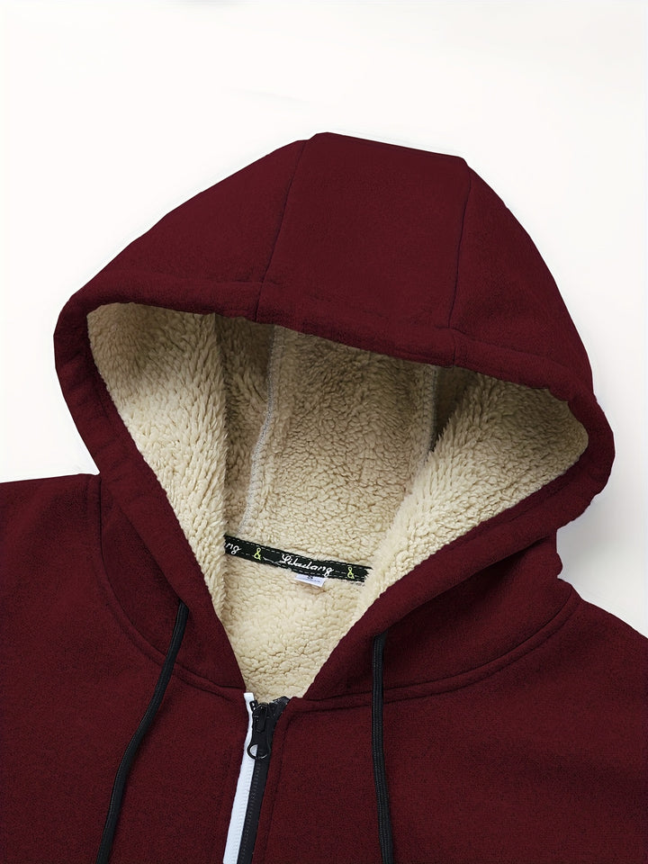 Thatcher | Cozy-Lined Hooded Zip-Up Jacket