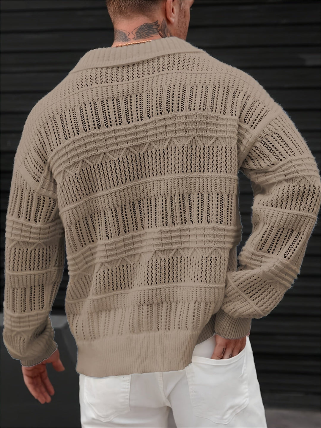 Sebastian | Textured Collared Sweater