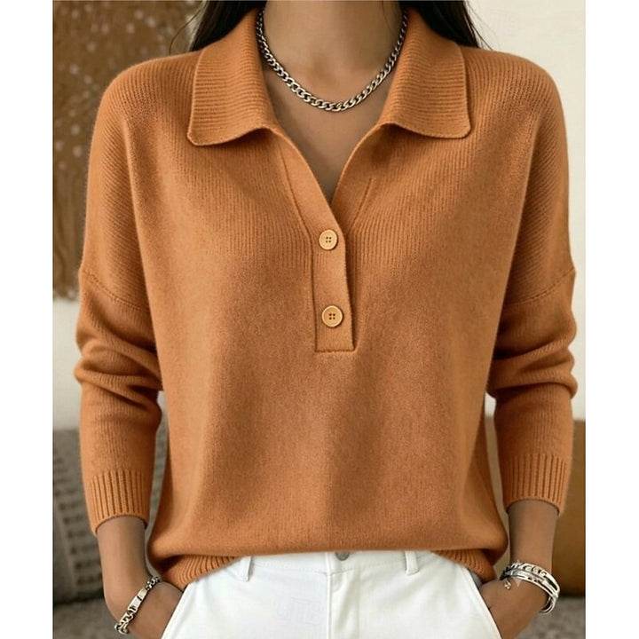 Lucinda | Refined Collared Sweater