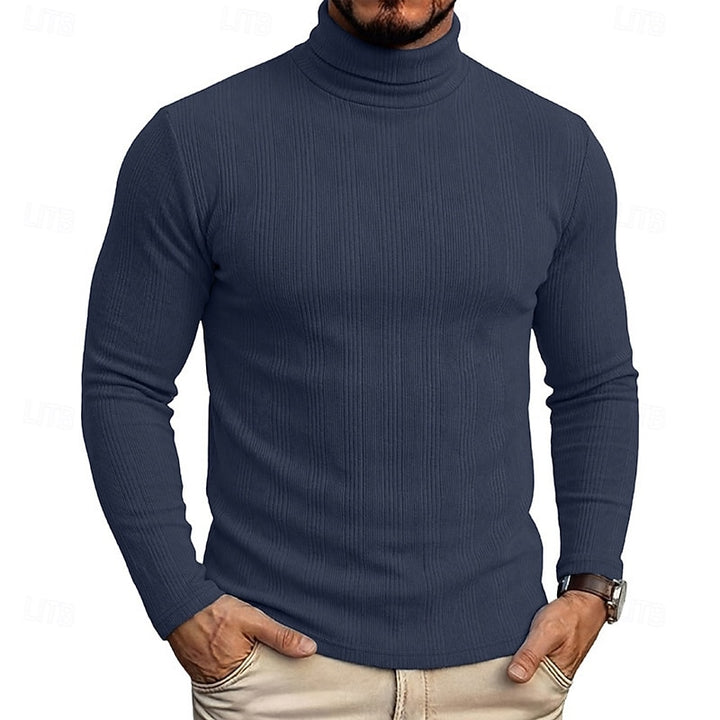 Alistair | Ribbed Turtleneck