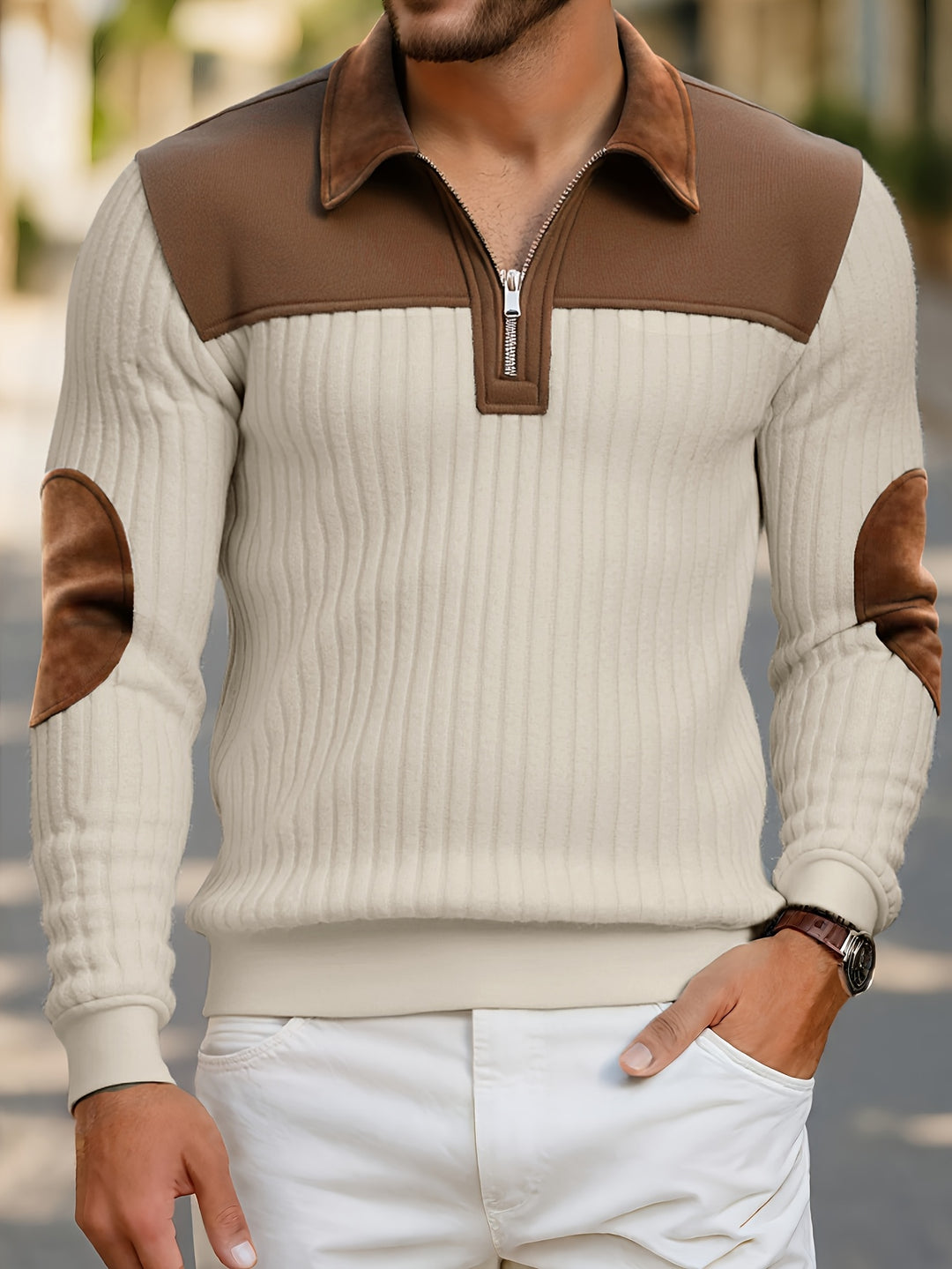 Emory | Refined Quarter-Zip Sweater