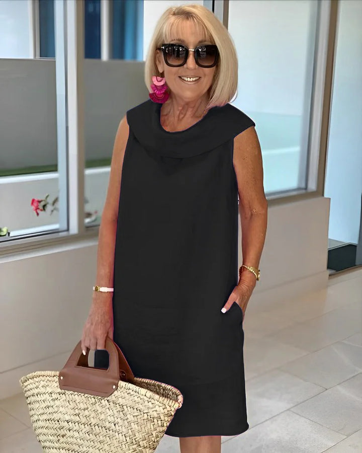 Adeline | Casual Sleeveless Round Neck Dress