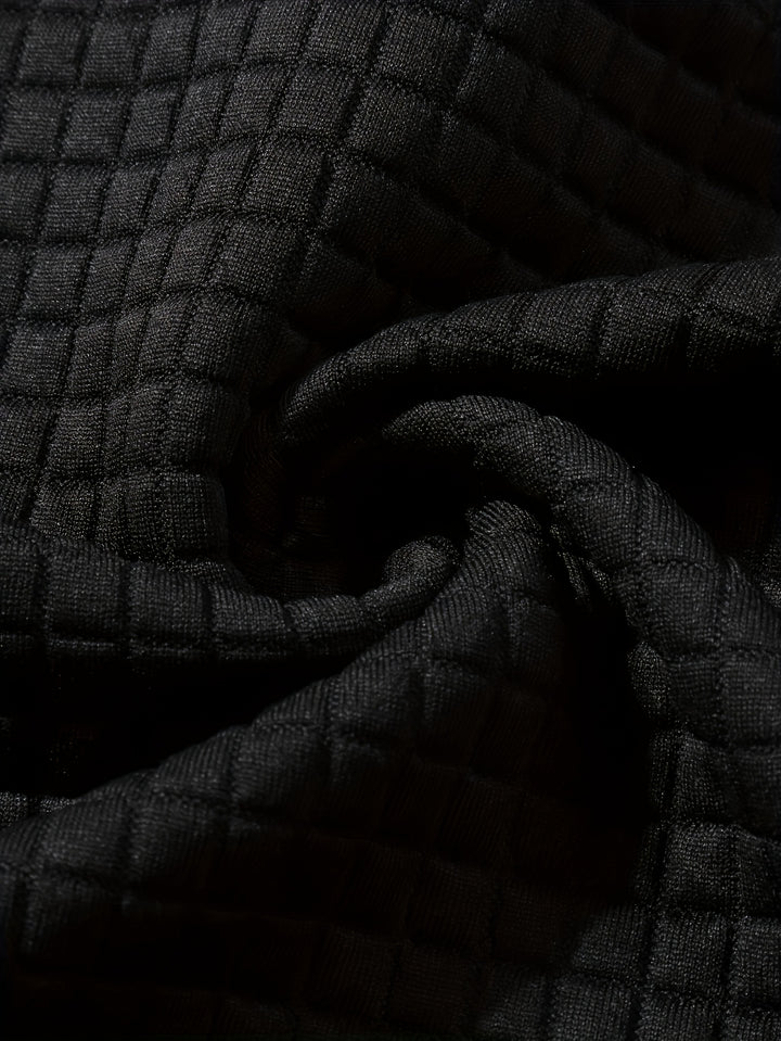 Russell | Textured Colour-Block Hoodie