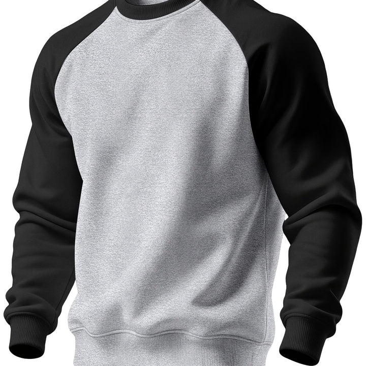 Merrick | Raglan-Sleeve Crew Neck Sweatshirt