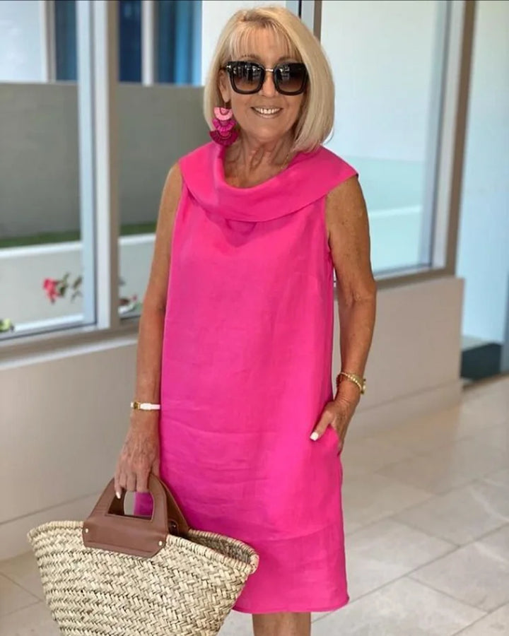 Adeline | Casual Sleeveless Round Neck Dress