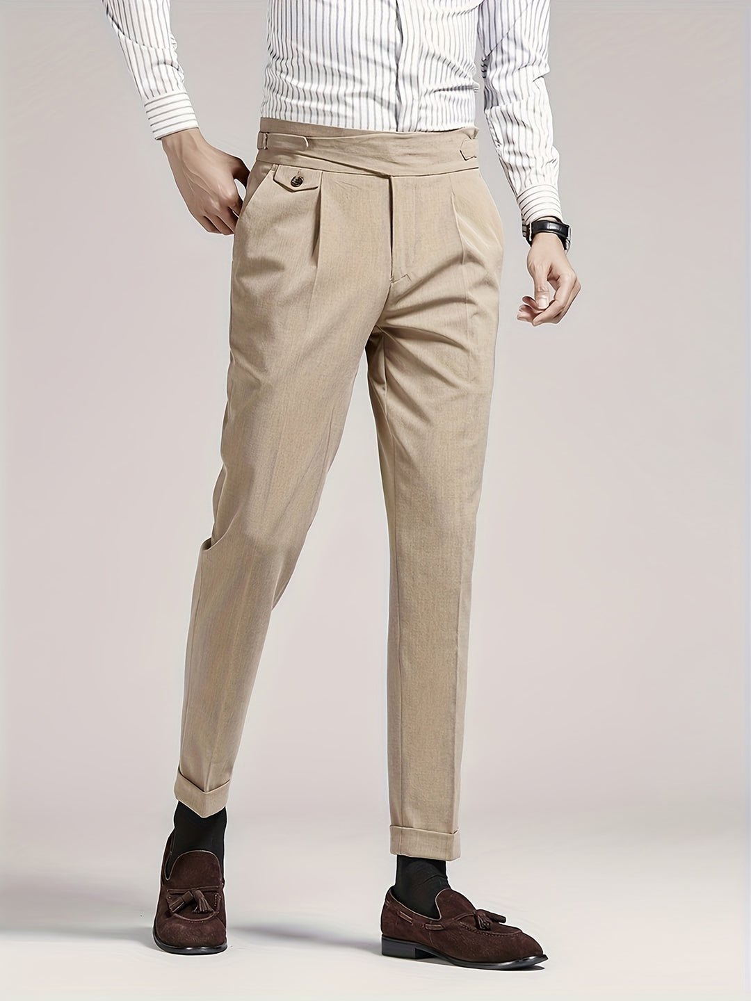 Xavier | Tailored Pleated Pants