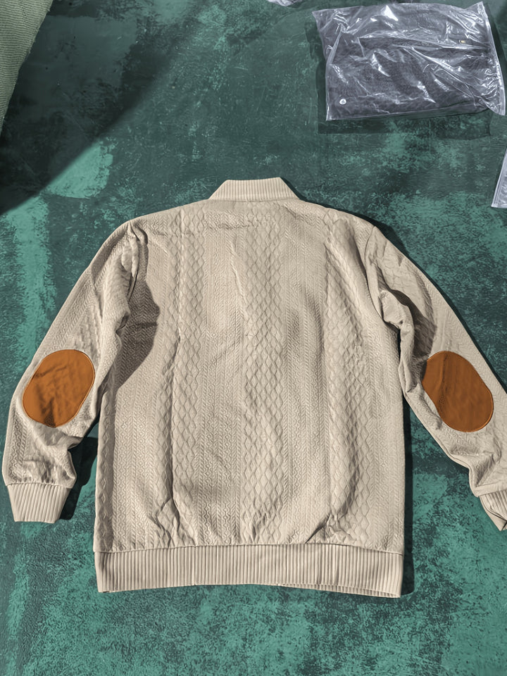 Sawyer | Textured Stand-Collar Sweater