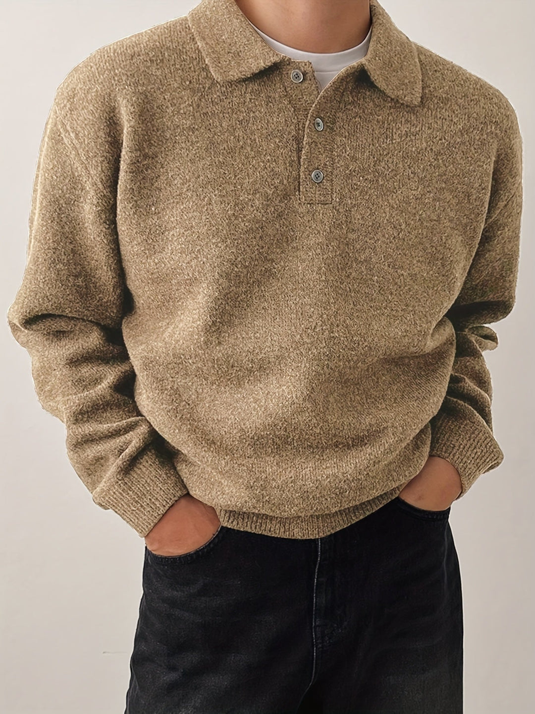 Rowan | Polo Collar Knit Sweater